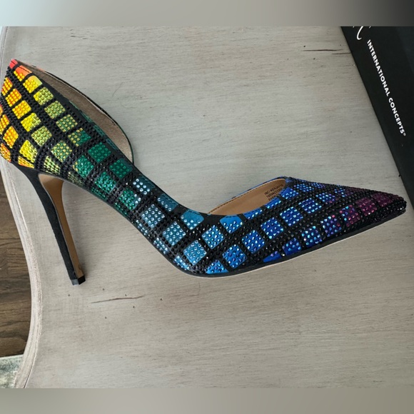 INC International Concepts rainbow stilettos. Size 9. Never worn. - Picture 4 of 8
